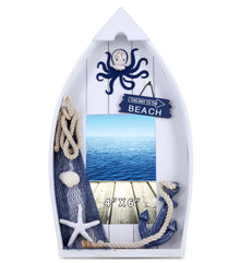 NAUTICAL - OCEAN BLUE OCTOPUS PHOTO FRAME 4X6