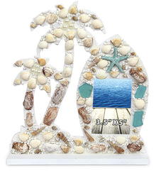 NAUTICAL - OCEANIC PALM TREE PHOTO FRAME 3.5X5