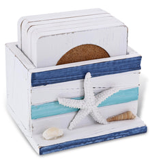 NAUTICAL - BLUE MIST COASTERS - SET OF 6
