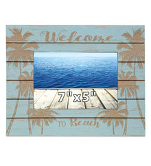 NAUTICAL - AQUA PALM PHOTO FRAME 7x5