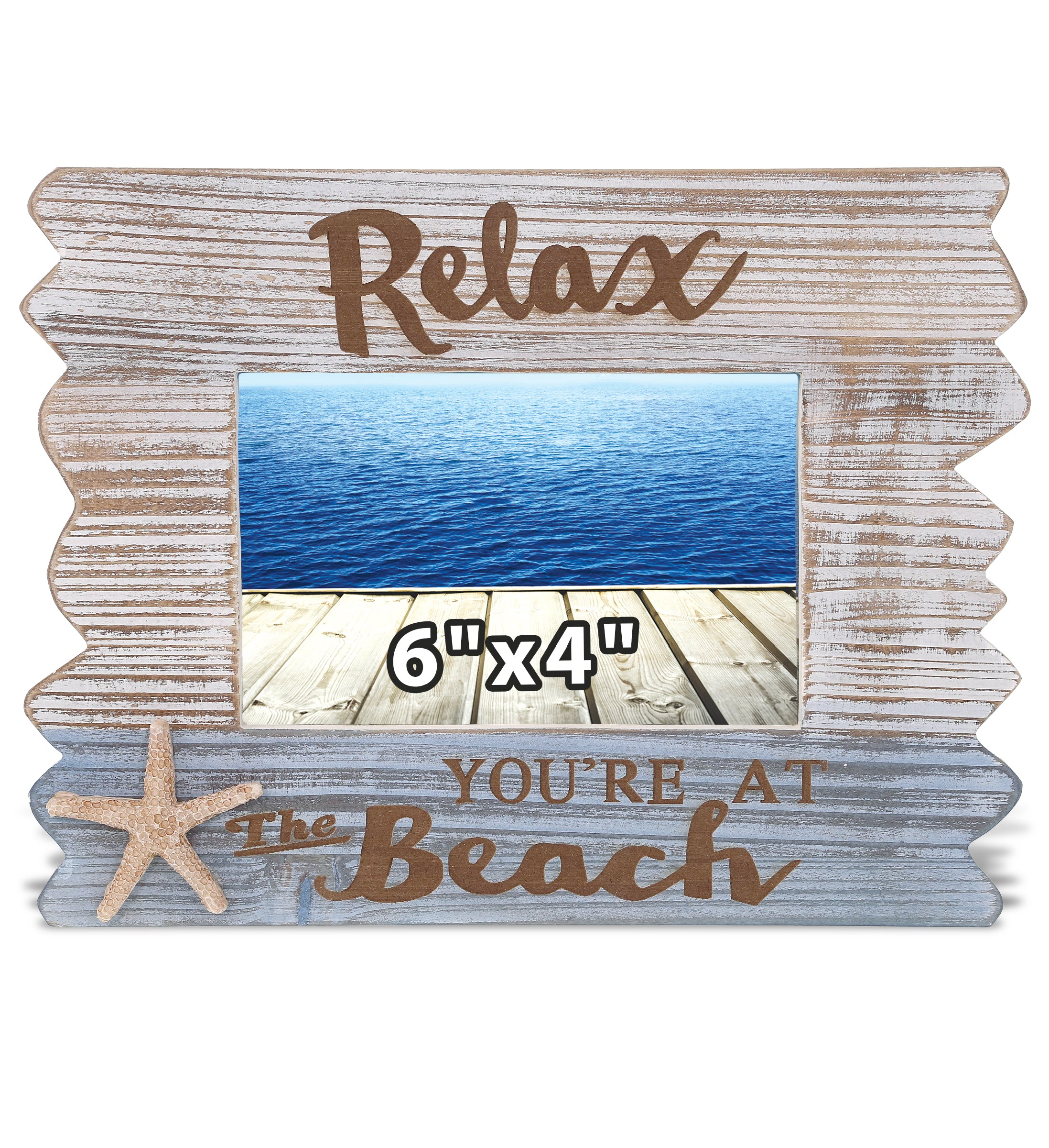NAUTICAL - COASTAL HORIZON RELAX PHOTO FRAME 6X4
