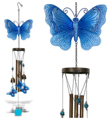WIND CHIME - BLUE GARDEN BUTTERFLY