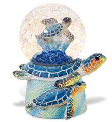 SNOWGLOBE - BLUE SEA TURTLE STACK 45MM
