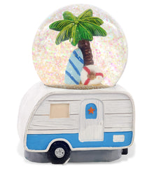 SNOWGLOBE - PALM TREE RV CAMPER 65MM