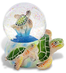 SNOWGLOBE - GREEN SEA TURTLE EGG 65MM