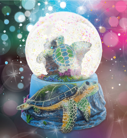 SNOWGLOBE - SEA TURTLE UNDER SEA 65MM