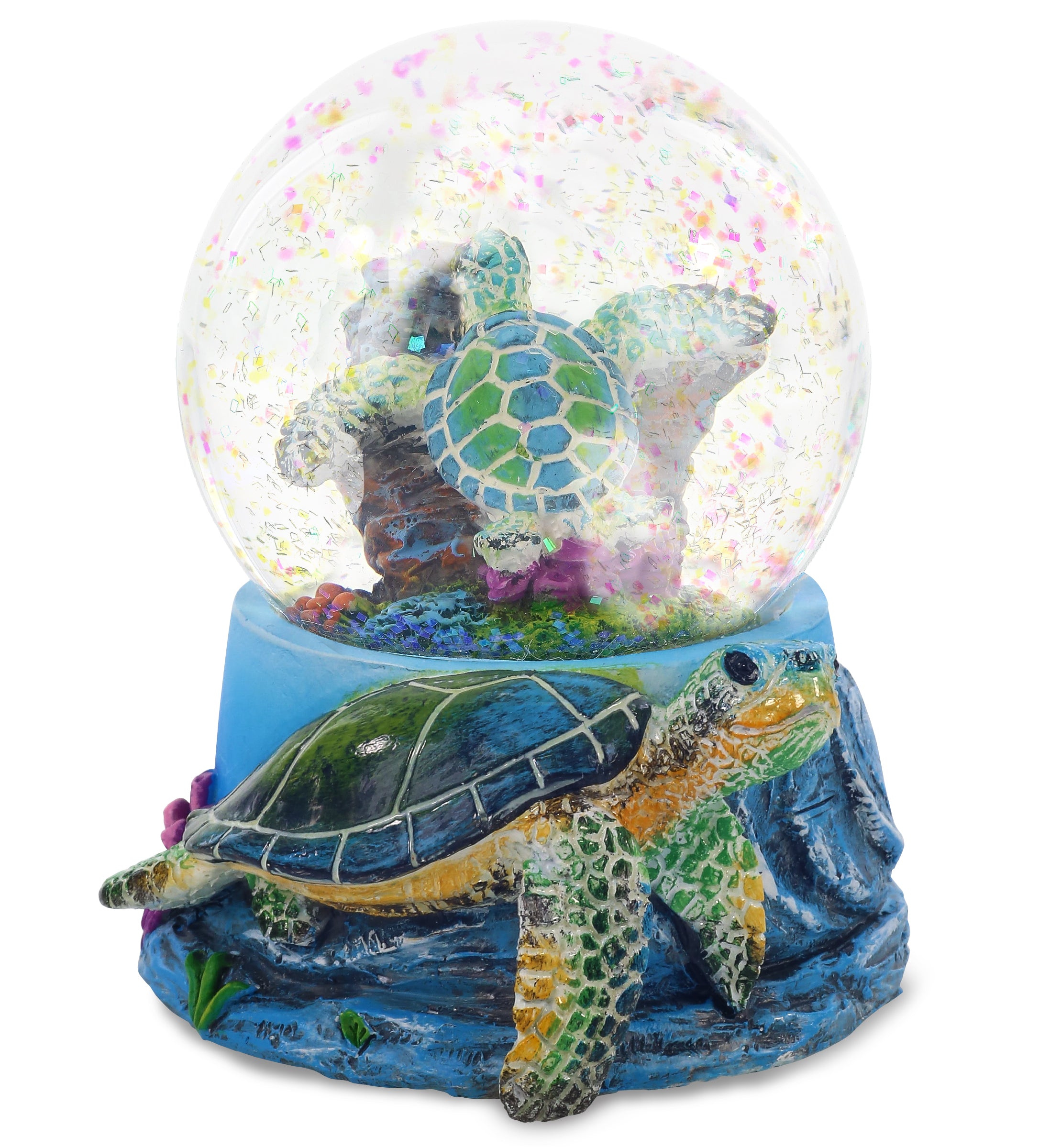 SNOWGLOBE - SEA TURTLE UNDER SEA 65MM