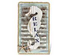 NAUTICAL DECOR - AQUARIUS SEA HORSE RELAX WALL DECOR