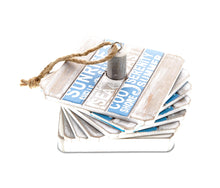 NAUTICAL DECOR - AQUA SKY COASTERS