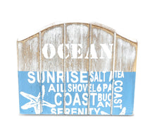 NAUTICAL DECOR - AQUA SKY NAPKIN HOLDER