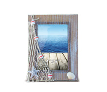 NAUTICAL DECOR - BROWN FRAME 4X6