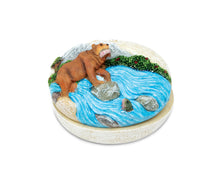 STONE JEWELRY BOX - GRIZZLY BEAR