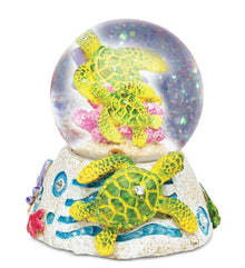 STONE SNOW GLOBE - SEA TURTLE