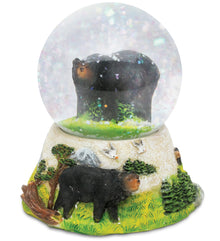 STONE SNOW GLOBE - BLACK BEAR