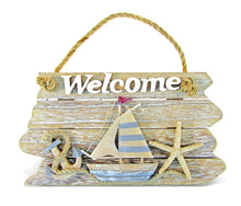 NAUTICAL DÉCOR - VINTAGE WELCOME SIGN
