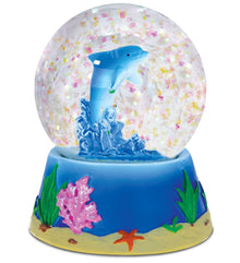 SNOW GLOBE - DOLPHIN (65MM)
