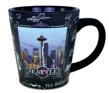 LATTE MUG - SEATTLE SKYLINE BLACKBOARD