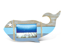 NAUTICAL DÉCOR - NAUTICA WHALE SHAPE PHOTO FRAME 5X3.5