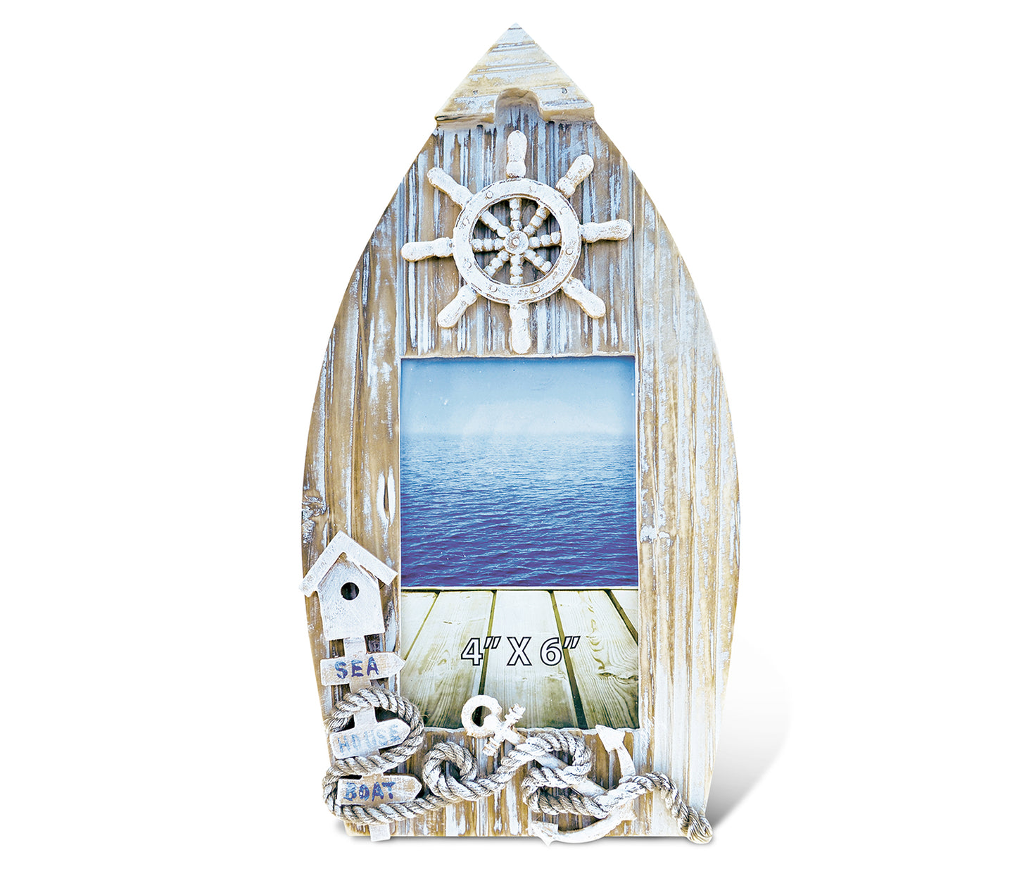 NAUTICAL DÉCOR - BAJA BOAT PHOTO FRAME 4'X6'