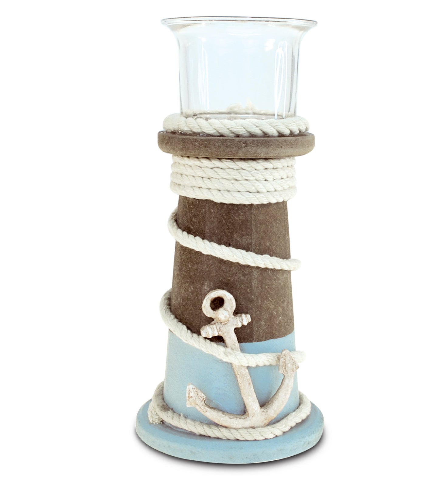NAUTICAL DÃƒâ€°COR - EVIAN SMALL CANDLE HOLDER