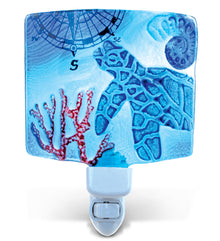 GLASS DÉCOR - NIGHTLIGHT - SEA TURTLE