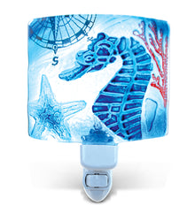 GLASS DÉCOR - NIGHTLIGHT - SEA HORSE