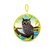 CERAMIC POT HOLDER - OWL