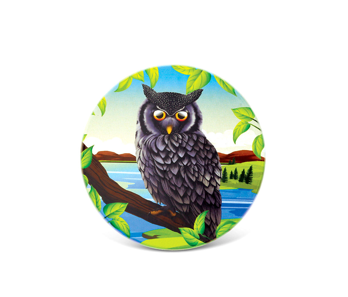 CERAMIC COASTER  - OWL