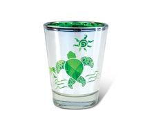 SILVER SHOT GLASS - SEA TURTLE