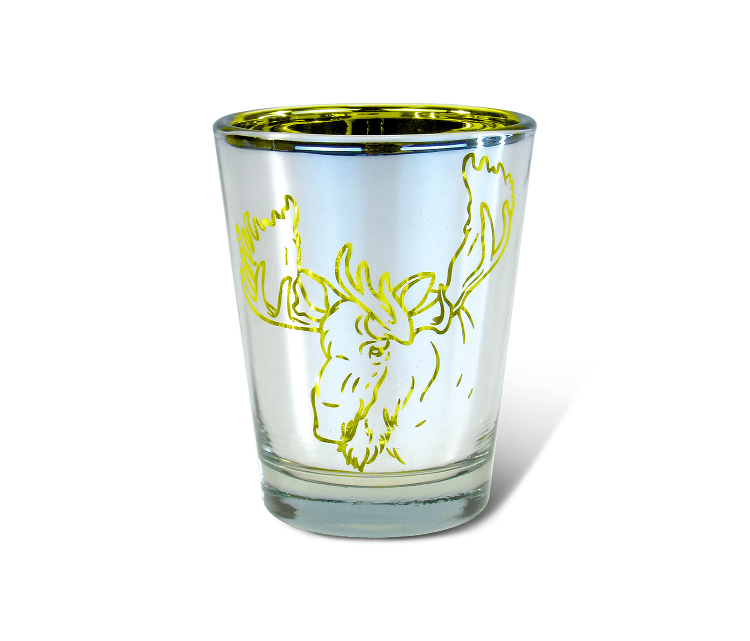 SILVER SHOT GLASS - MOOSE