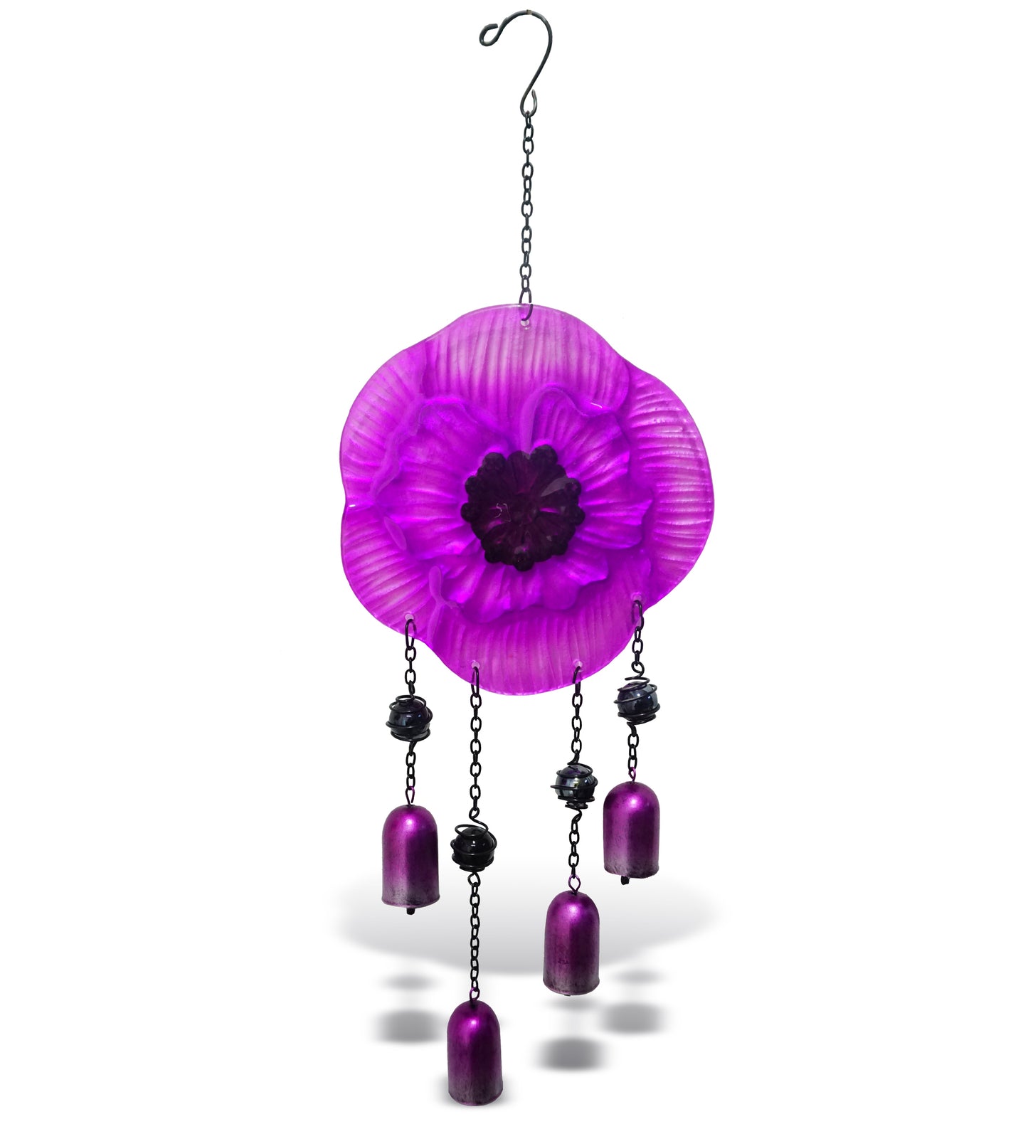 WIND CHIME - PURPLE FLOWER