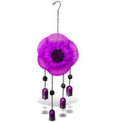 WIND CHIME - PURPLE FLOWER