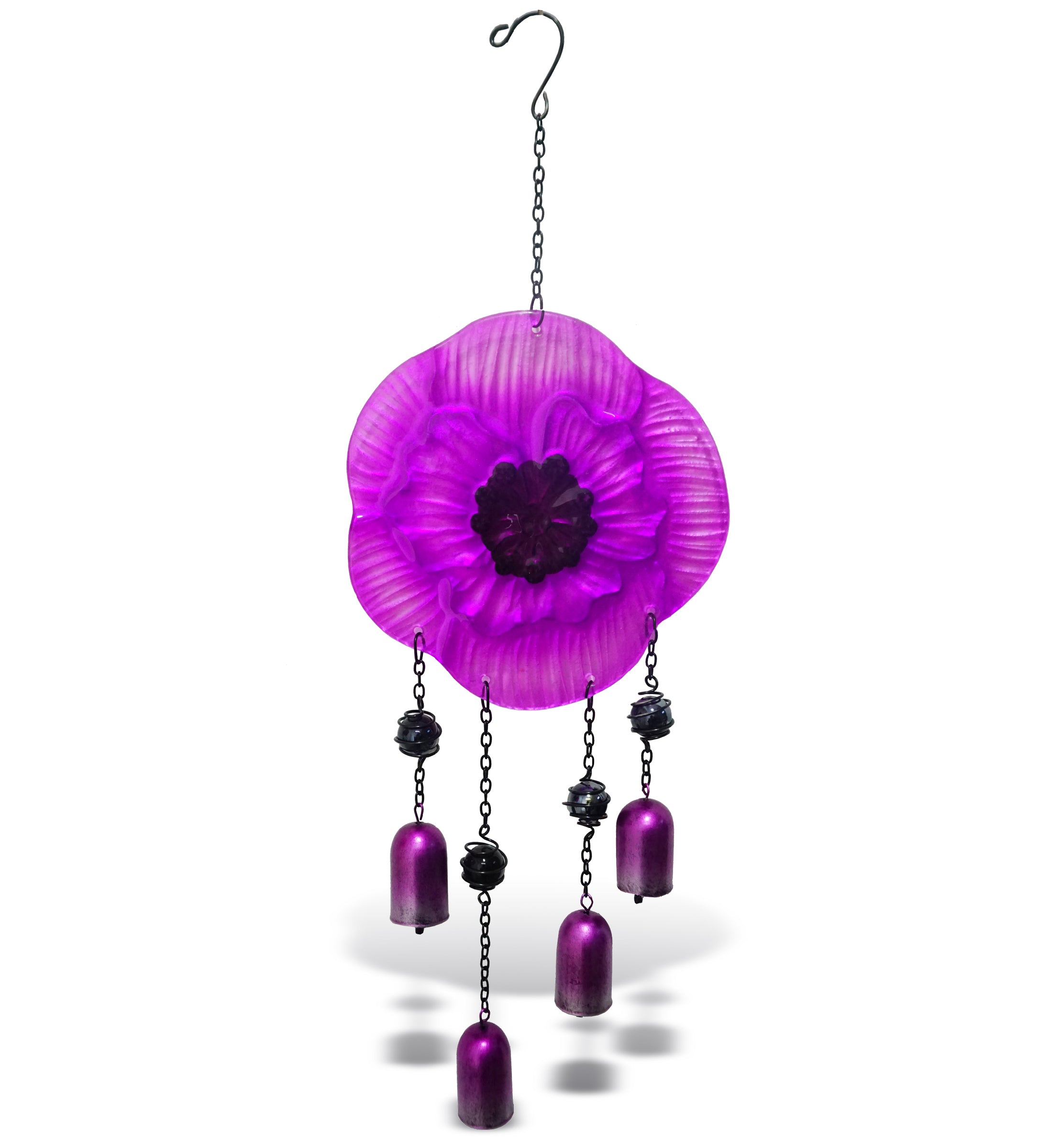 WIND CHIME - PURPLE FLOWER