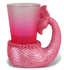 COOL SHOT GLASS - PINK MERMAID TAIL