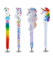 Planet Pen -Rainbow Horn, Magical Unicorn, Rainbow Unicorn & Sparkle Tail Unicorn - Set of 4