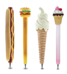 Planet Pen - Hotdog, Cheeseburger, Cone, Ice Cream - Set of 4