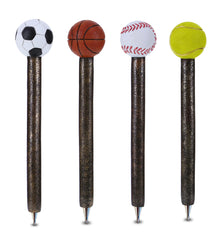 Planet Pen - Soccer, Baseball, Tennis & Basketball - Set of 4