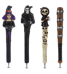 Planet Pen - Witch , Soul Taker , Skull Monster &  Baseball Bat - Set of 4