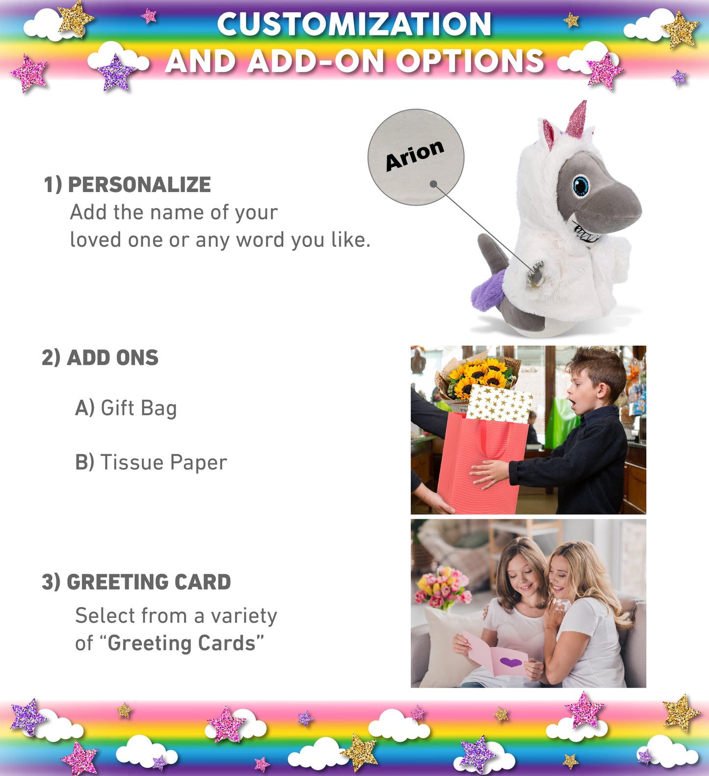 SNUG-MOOSHIES PLUSH - STANDING SHARK with Unicorn Dress Up