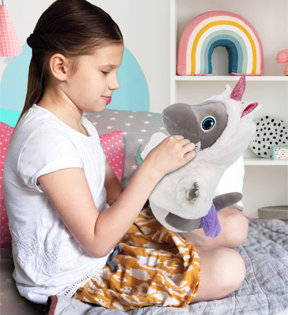 SNUG-MOOSHIES PLUSH - STANDING SHARK with Unicorn Dress Up