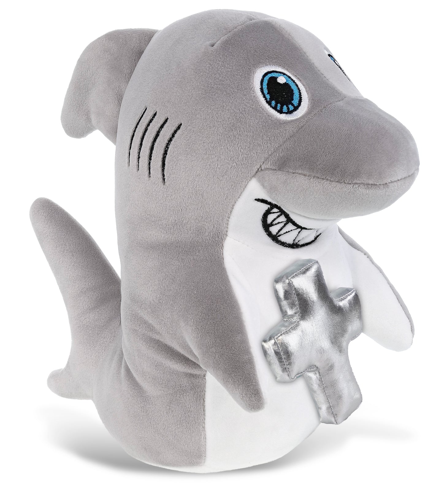 PLUSH CROSS - SNUG-MOOSHIES PLUSH - STANDING SHARK