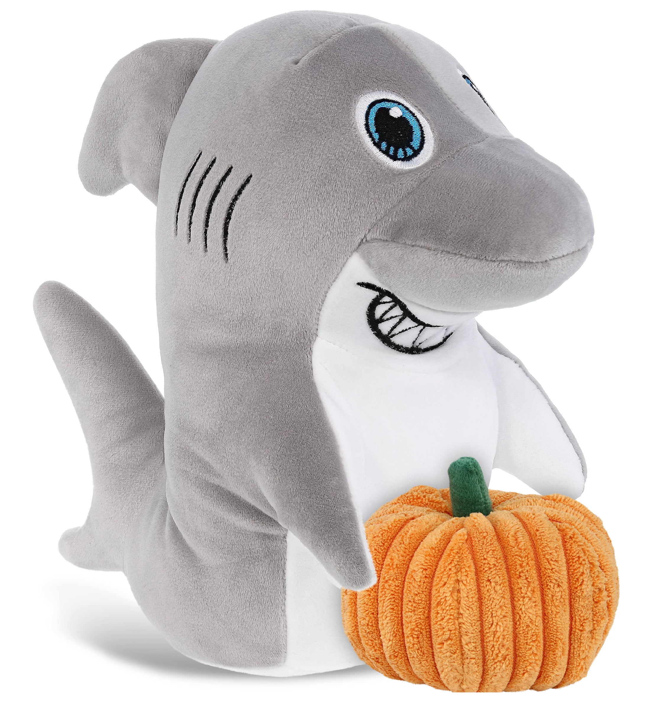 PLUSH PUMPKIN - SNUG-MOOSHIES PLUSH - STANDING SHARK