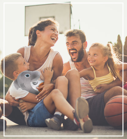 SNUG-MOOSHIES PLUSH - STANDING SHARK with Basketball Plush