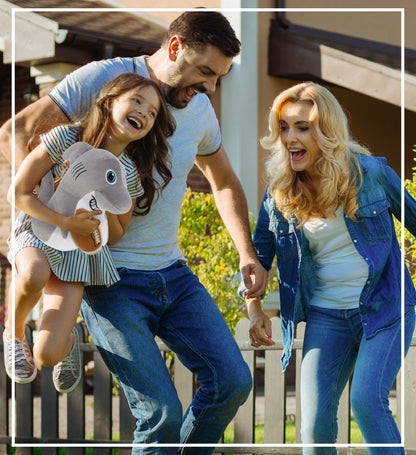 SNUG-MOOSHIES PLUSH - STANDING SHARK with Football Plush