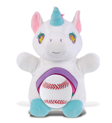 SNUG-MOOSHIES PLUSH - STANDING UNICORN with Baseball Plush