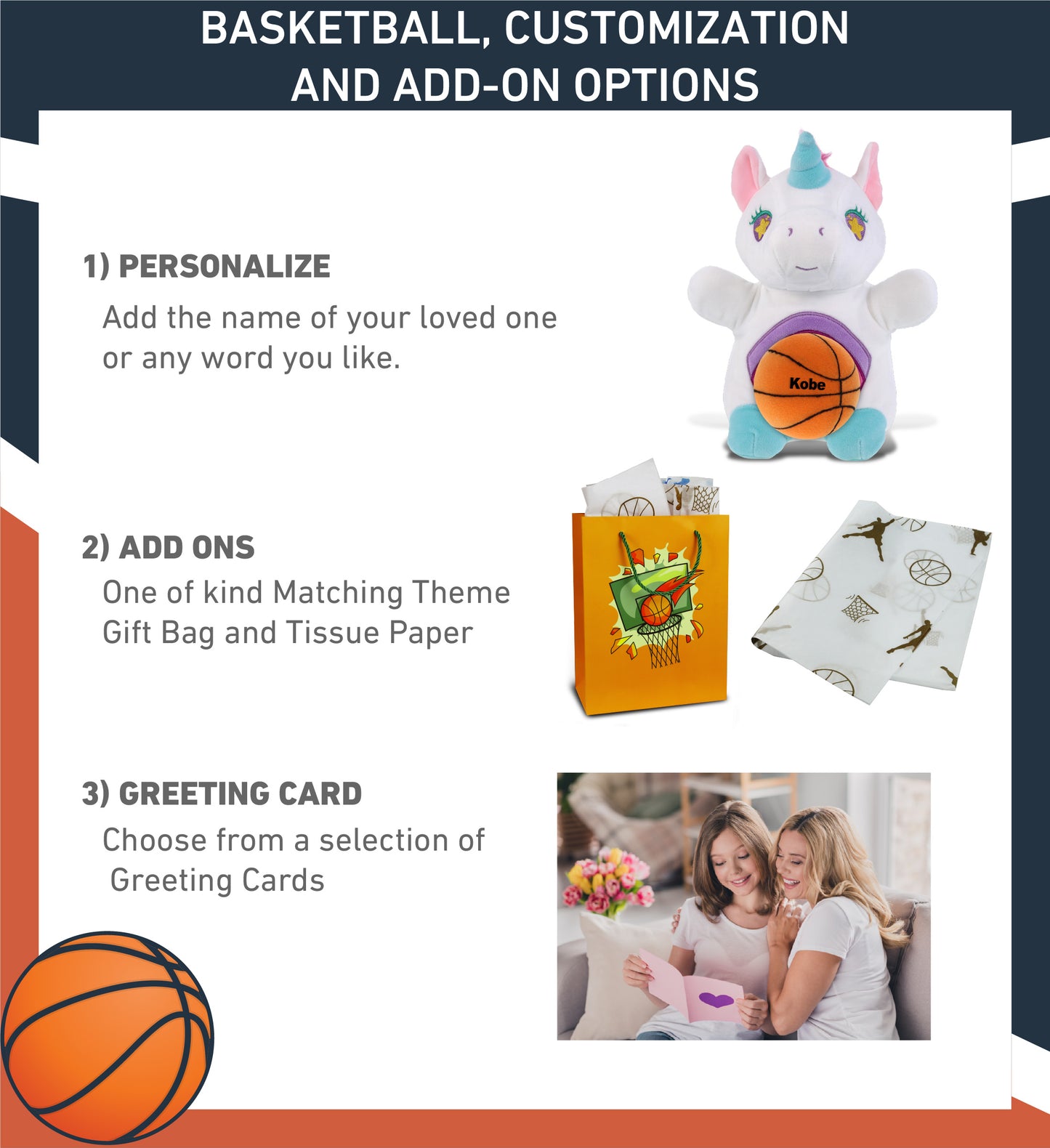 SNUG-MOOSHIES PLUSH - STANDING UNICORN with Basketball Plush