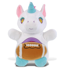 SNUG-MOOSHIES PLUSH - STANDING UNICORN with Football Plush
