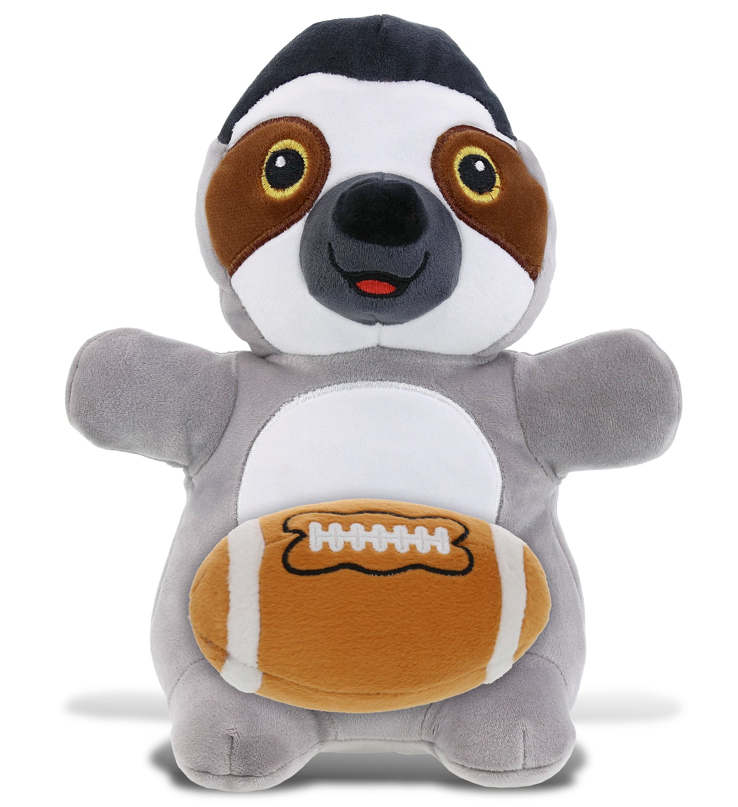 SNUG-MOOSHIES PLUSH - STANDING SLOTH with Football Plush
