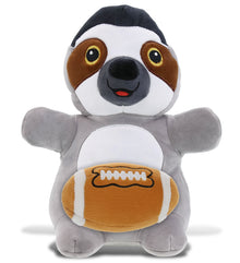 SNUG-MOOSHIES PLUSH - STANDING SLOTH with Football Plush