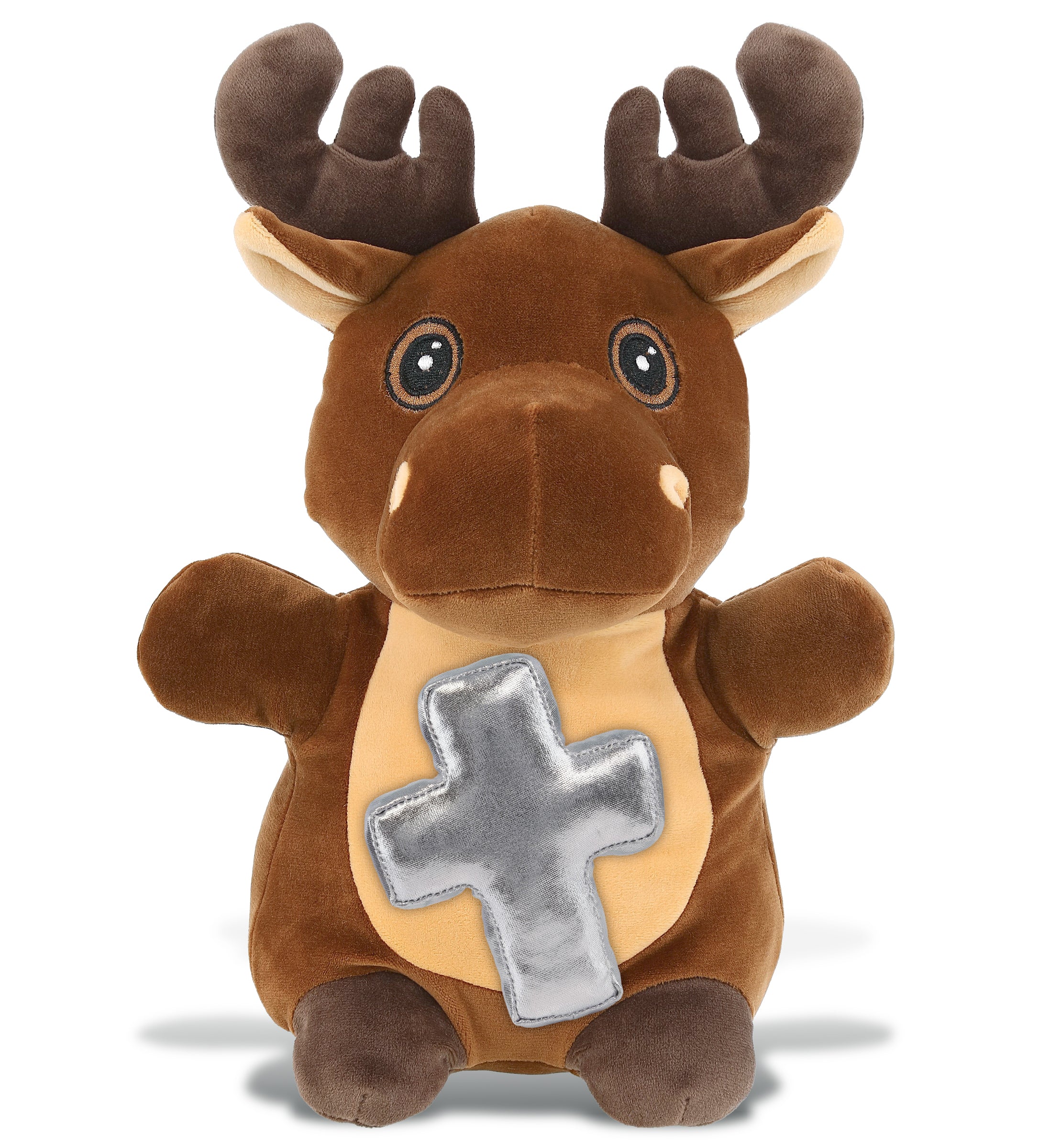 PLUSH CROSS - SNUG-MOOSHIES PLUSH - STANDING MOOSE